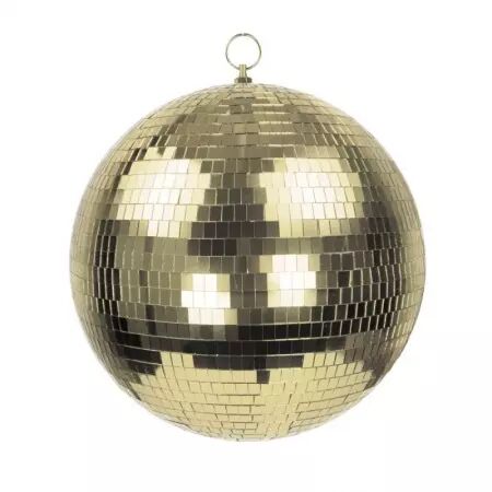BOULE DISCO GOLD 30CM	