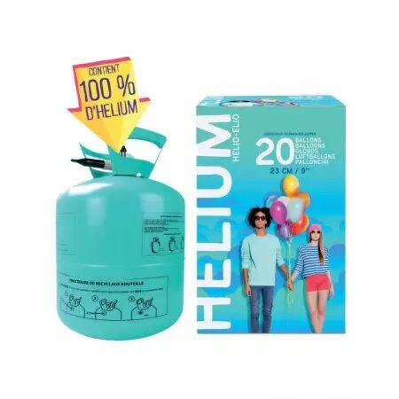 Bouteille h&eacute;lium  20 ballons /36250XXS