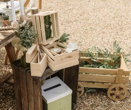 Brouette Leila Bois 69x47x37cm