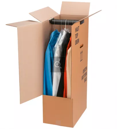 Caisse Penderie 500x500x1000 DD30 + Porte Cintre