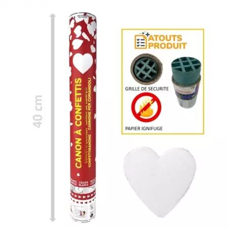 Canon &agrave; confettis 40 cm  Papier / CO28087BL