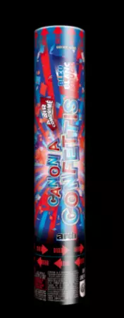 Canon Lance Confettis Bleu Blanc Rouge