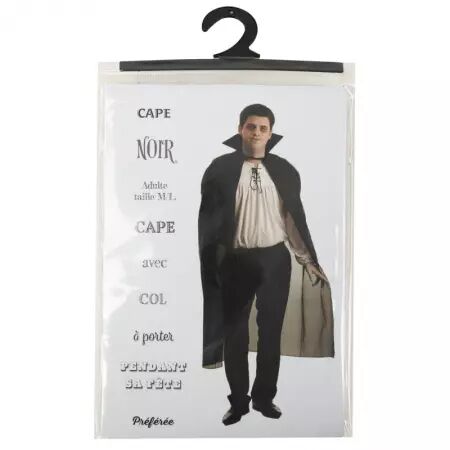 CAPE NOIRE TISSU 120 CM	