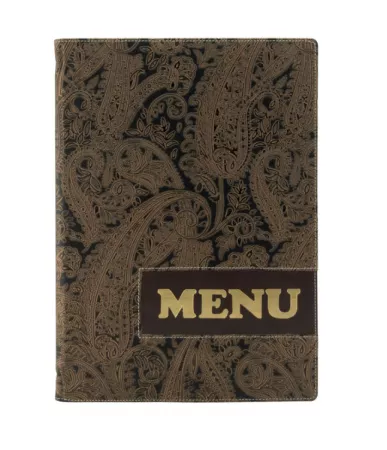 CARTE MENU A4, 1 double inserts inclus 