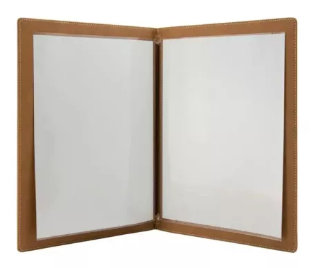 CARTE MENU A4, 1 double inserts inclus 