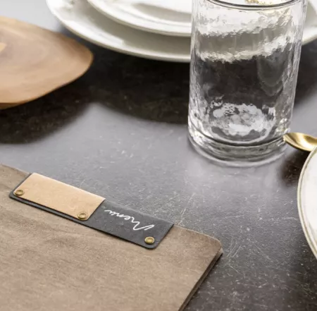 CARTE MENU A4 gamme nature, 1 double inserts inclus