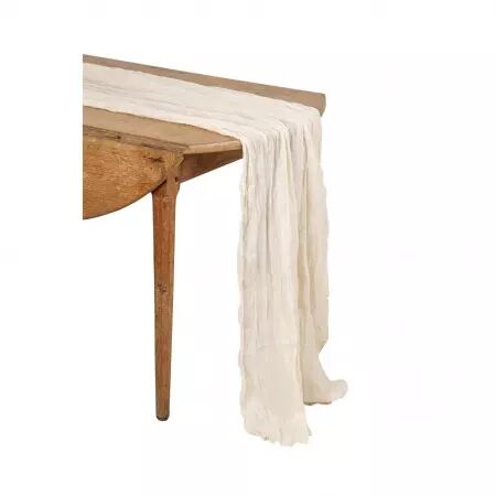Chemin de Table Cheesecloth Sable 90cmx3m 