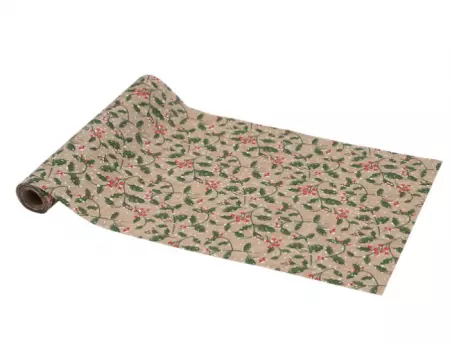 CHEMIN DE TABLE EFFET JUTE HOUX ENNEIGE