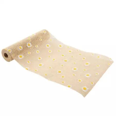 chemin de table FLEUR EN JUTE 28X5M / AR93266