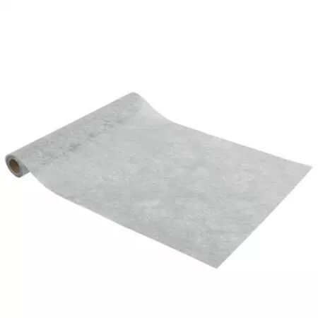 Chemin de Table Intiss&eacute; Luxe 0.30x5m ARGENT