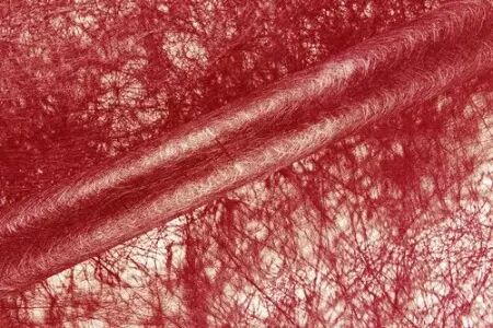 Chemin de Table Intiss&eacute; Luxe 0.30x5m ROUGE