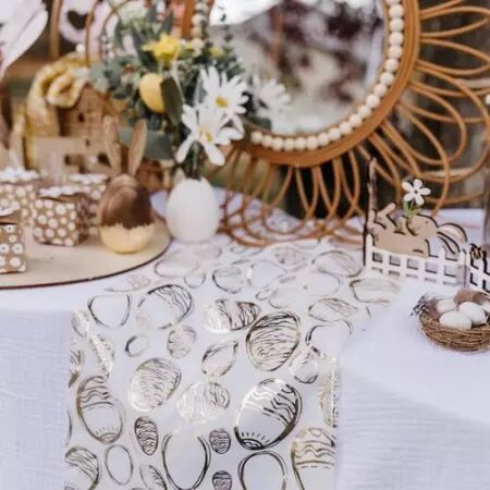 CHEMIN DE TABLE OEUFS DE PAQUES / AR93300