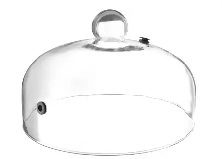 CLOCHE EN VERRE AVEC AERATION borosilicate