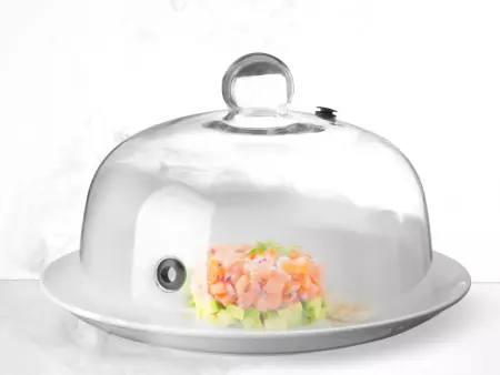 CLOCHE EN VERRE AVEC AERATION borosilicate