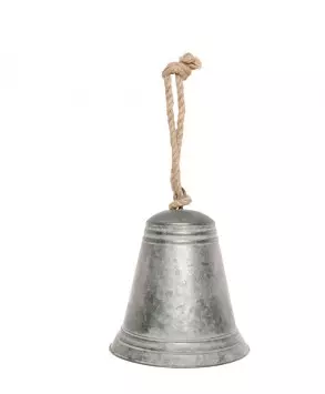 CLOCHE ZINC CORDE JUTE 