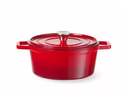 COCOTTE EN FONTE EMAILLEE 6.88L ROUGE 