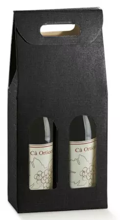 COFFRET 2 BTLLES SETA NERO 180x90x385