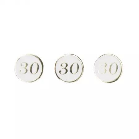 CONFETTIS DE TABLE 30 ANS DORES