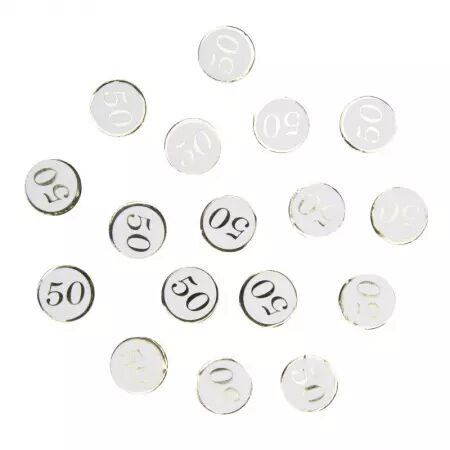 CONFETTIS DE TABLE 50 ANS DORES -