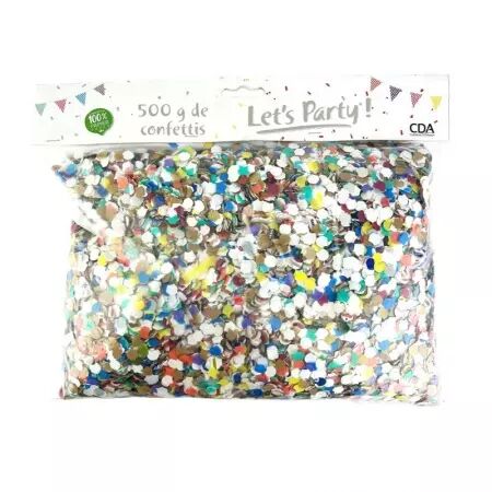 Confettis multicolores 500g  SC / CO22237SC