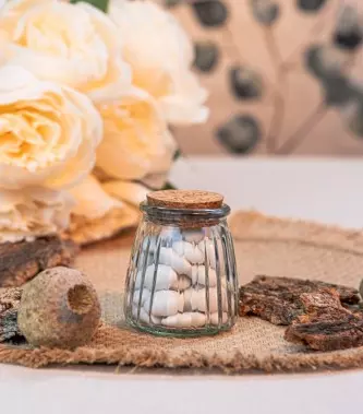 CONTENANT VERRE CANNELE BOUCHON LIEGE 