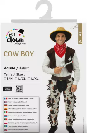 COSTUME COWBOY ADULTE L/XL
