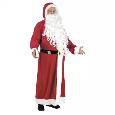 COSTUME MANTEAU DU PERE NOEL LUXE 