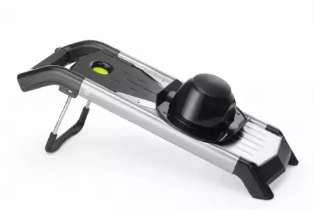 Coupe-l&eacute;gumes et r&acirc;pes en V mandoline avec double lame