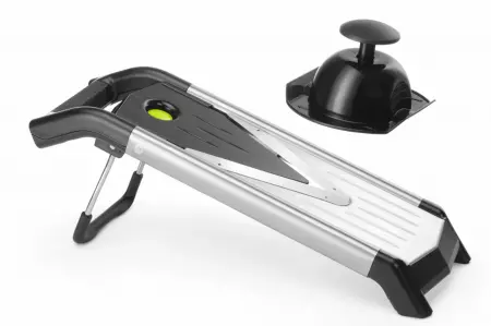 Coupe-l&eacute;gumes et r&acirc;pes en V mandoline avec double lame