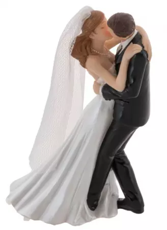 COUPLE MARIES RESINE BAISER