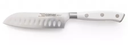 COUTEAU SANTOKU MARBLE 125mm BLANC