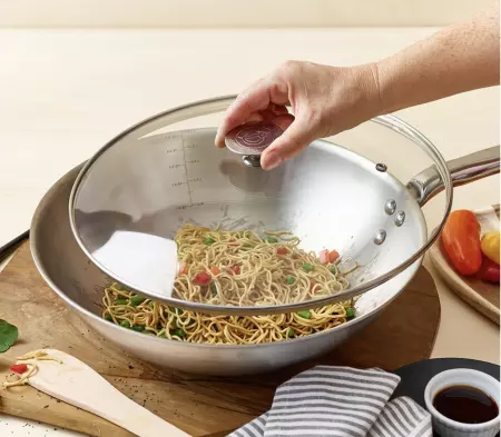 COUVERCLE VERRE PONTET INOX 24CM 