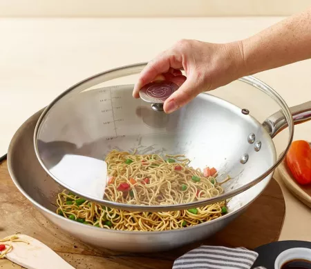 COUVERCLE VERRE PONTET INOX 28DIAM