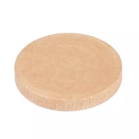 COUVERCLES POUR PETITS POTS 230 + 18 PE G/M2 &Oslash;6,2 CM MARRON CARTON (1000 UNIT&Eacute;) (FSC MIX 70%)