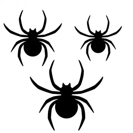 DECORATIONS MURALES ARAIGNEES X 35	