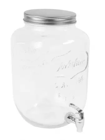 Distributeur de Boisson 8L 19.5x19.5x31.5 TRANSPARENT