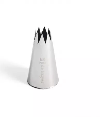 DOUILLE INOX CANNELEE E8 - 8 DENTS