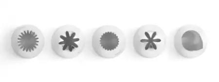 Douilles de decoration 5fleurs & p&eacute;tales inox