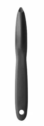 EPLUCHEUR UNIVERSEL NOIR LAME DENTEL&Eacute;E INOX PP 