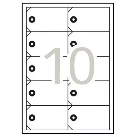 ETIQ AMERICAINE A4 200GR