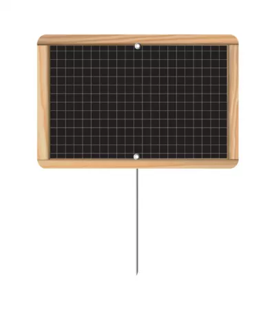 ETIQUETTE PIQUE INOX ARDOISE 7X5/10