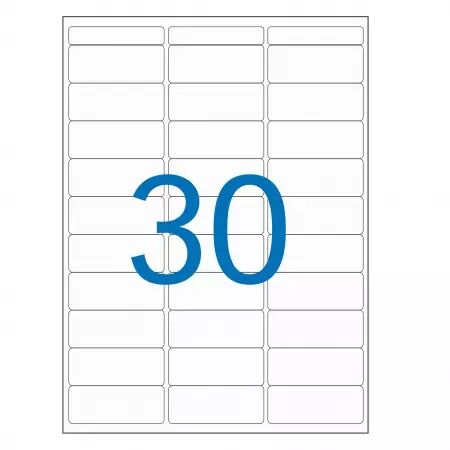 Etiquettes Agipa A5 19x38 Enlevable