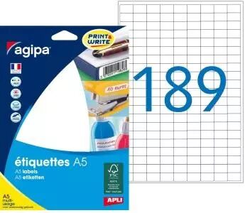 Etiquettes Agipa A5 9x13