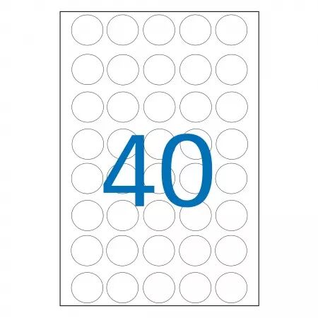 Etiquettes Agipa A5 D24 Jaune