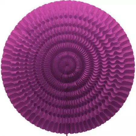 Eventail alv&eacute;ol&eacute; diam. 50 cm AUBERGINE / CO08101AB