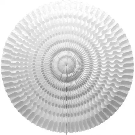 Eventail alv&eacute;ol&eacute; diam. 50 cm BLANC / CO08101BL