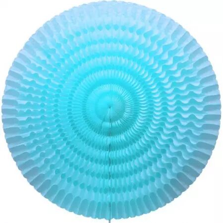Eventail alv&eacute;ol&eacute; diam. 50 cm BLEU CIEL