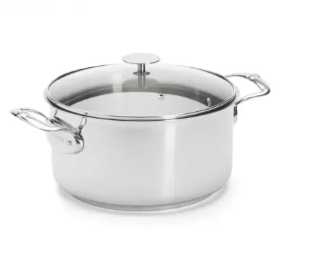 FAITOUT EN INOX MILADY AVEC COUVERCLE DIAM 24CM