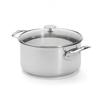 FAITOUT EN INOX MILADY AVEC COUVERCLE DIAM 24CM