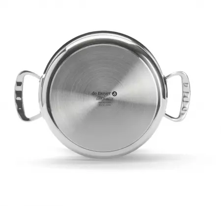 FAITOUT EN INOX MILADY AVEC COUVERCLE DIAM 24CM